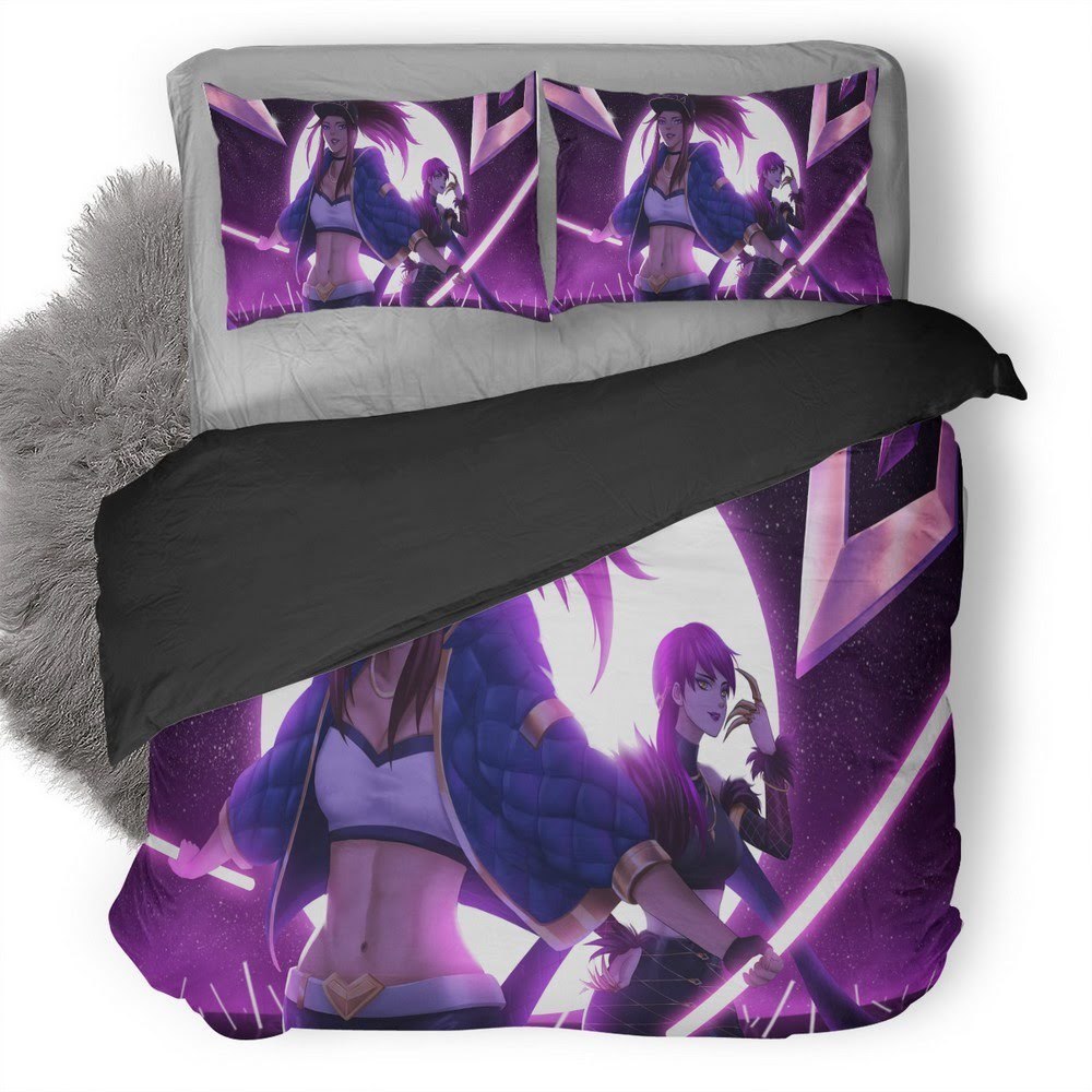 Akali And Evelynn 3D Customized Duvet Cover Bedding Set