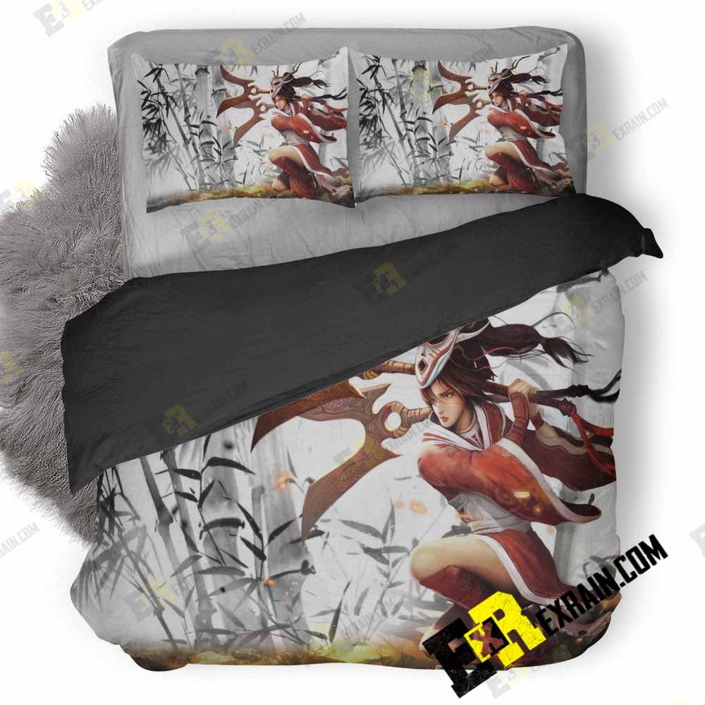 Akali League Of Legends Eu 3D Customized Duvet Cover Bedding Set