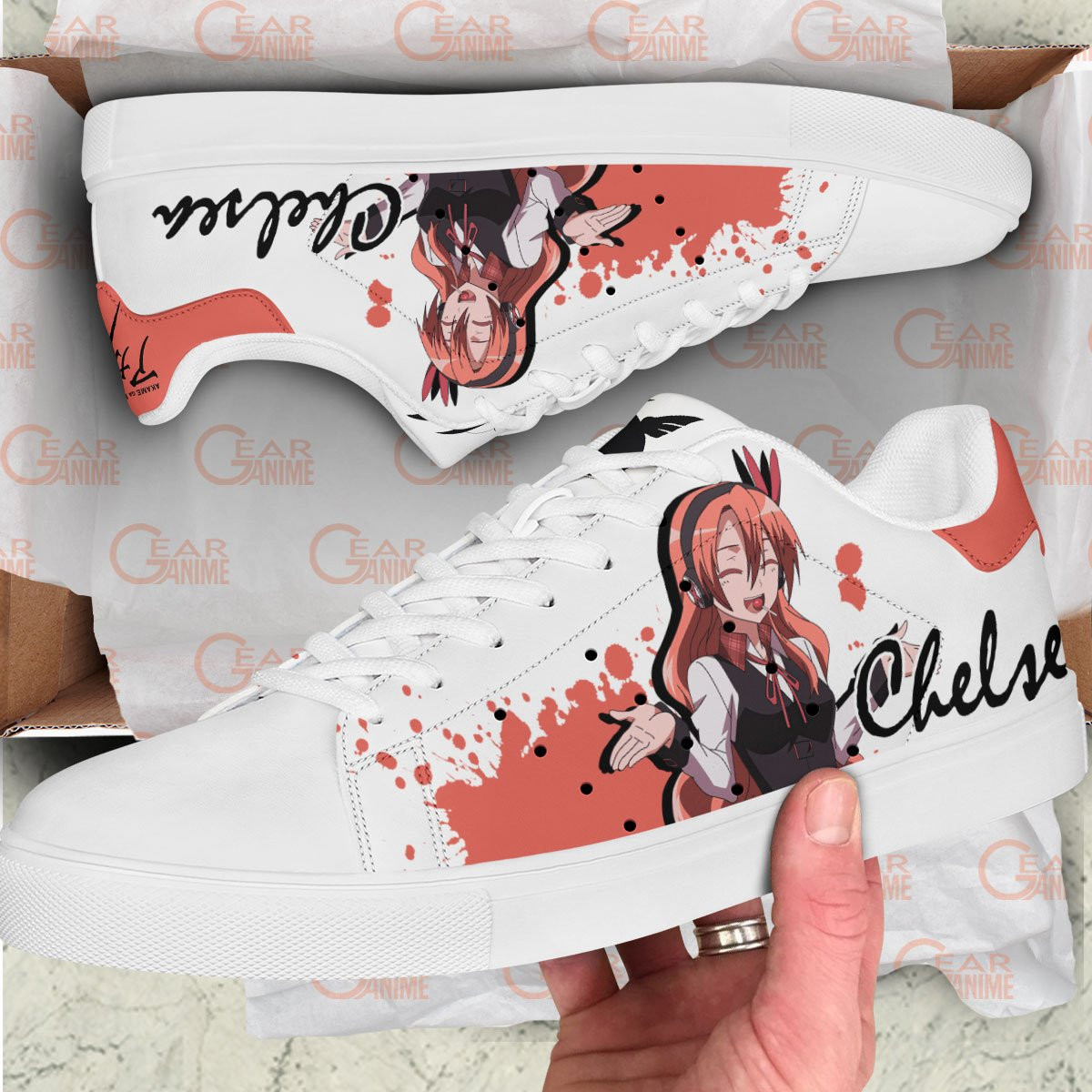 Akame Ga Kill Chelsea Skate Sneakers Custom Anime Shoes