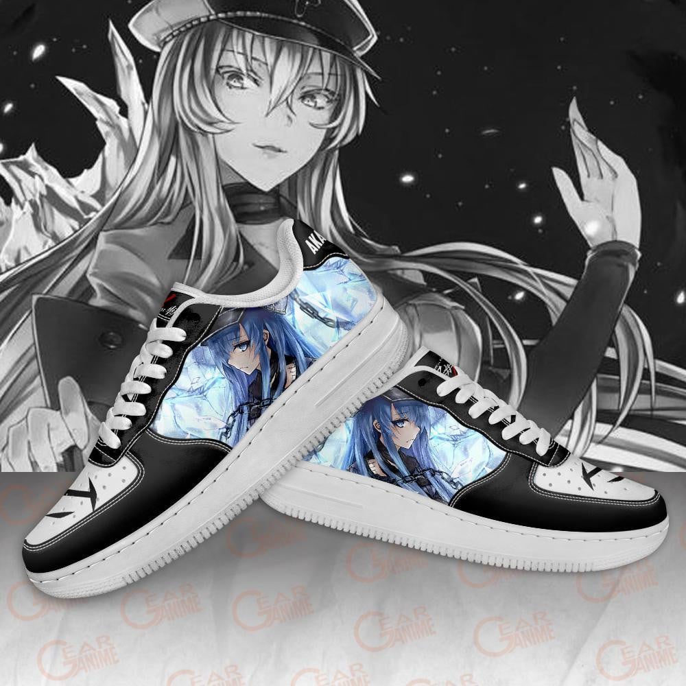 Akame Ga Kill Esdeath Air Shoes Custom Anime Sneakers