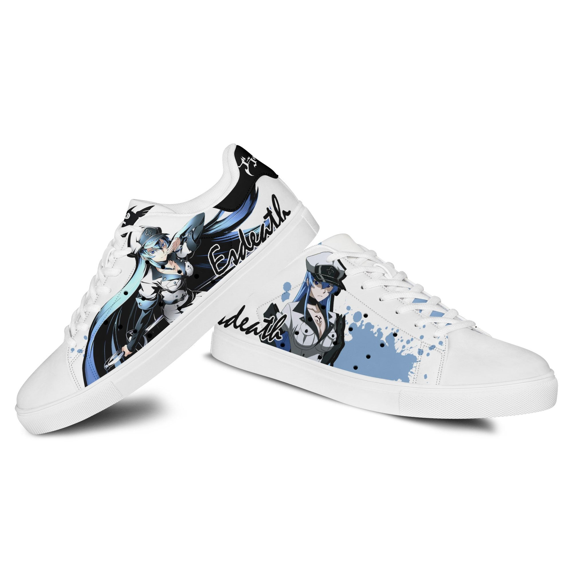 Akame Ga Kill Esdeath Skate Sneakers Custom Anime Shoes