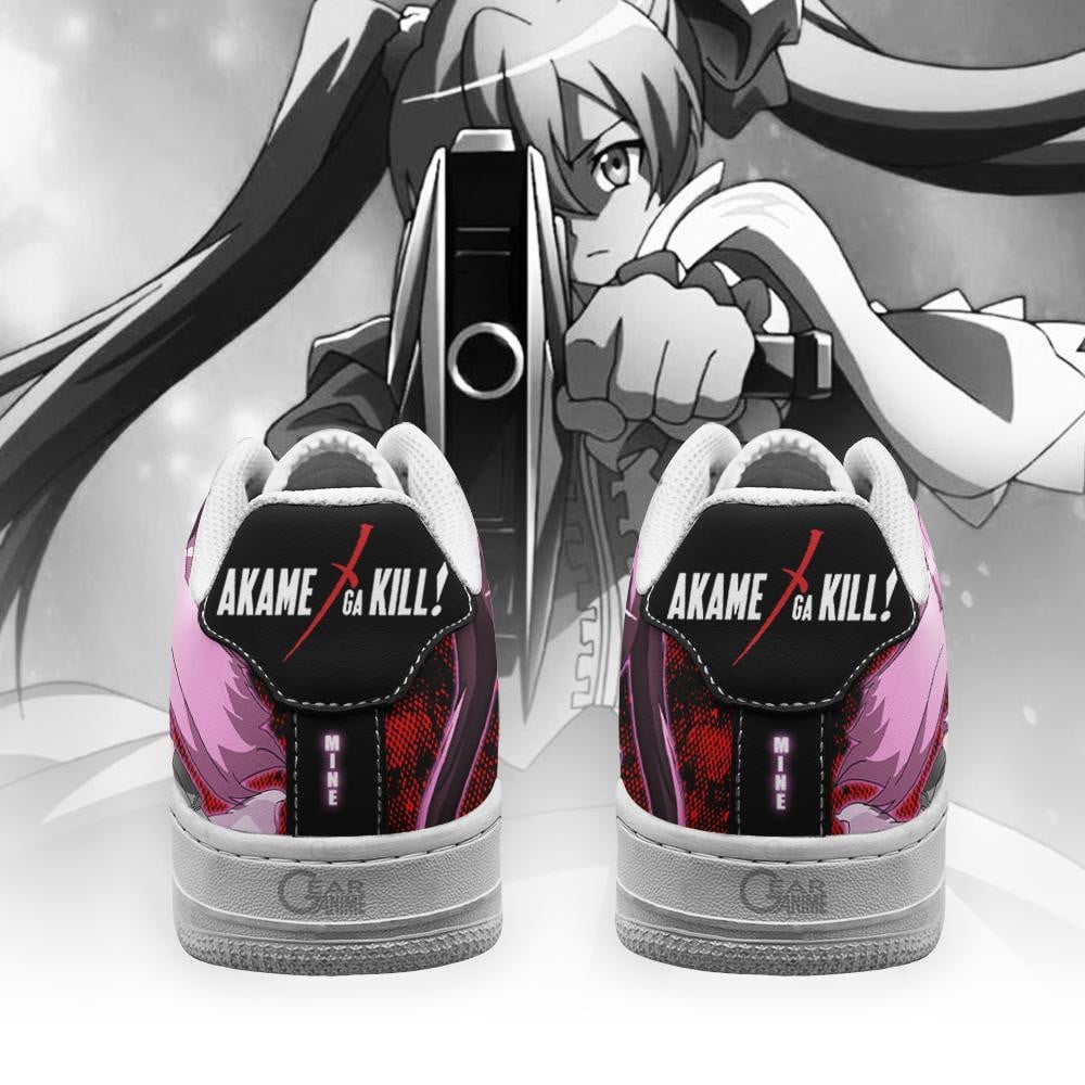 Akame Ga Kill Mine Air Shoes Custom Anime Sneakers
