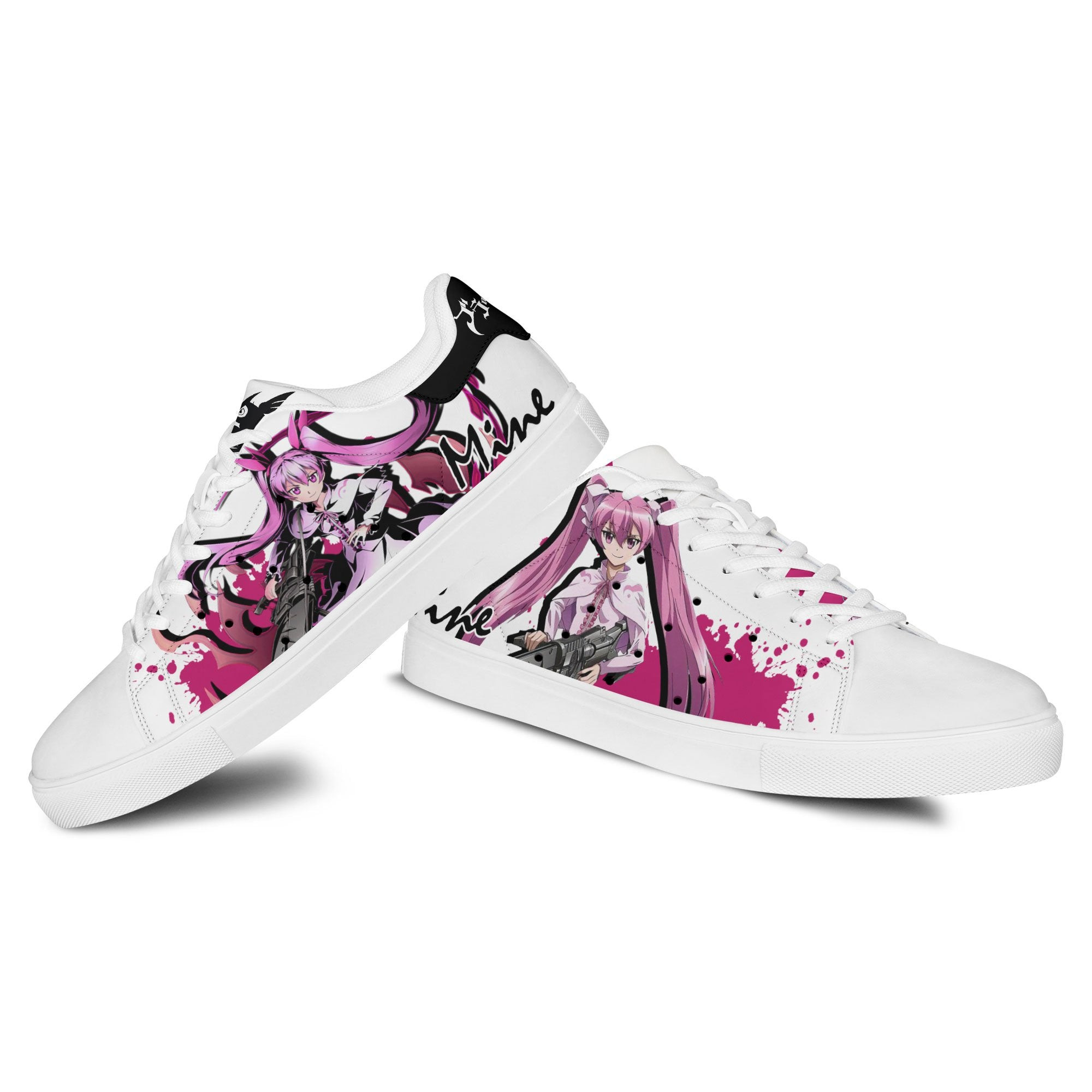 Akame Ga Kill Mine Skate Sneakers Custom Anime Shoes