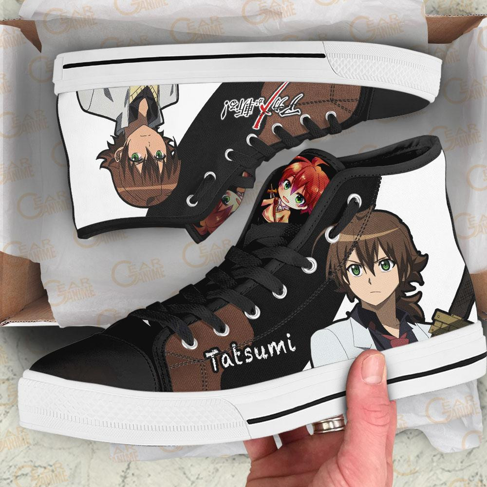 Akame ga Kill Tatsumi High Top Shoes Custom Anime Sneakers