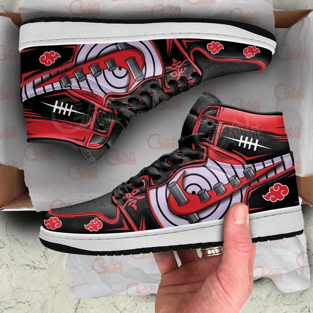 Akatsuki (AKT) Six-path Pain JD1s Sneakers Anime Shoes, Air Jordan Hightop