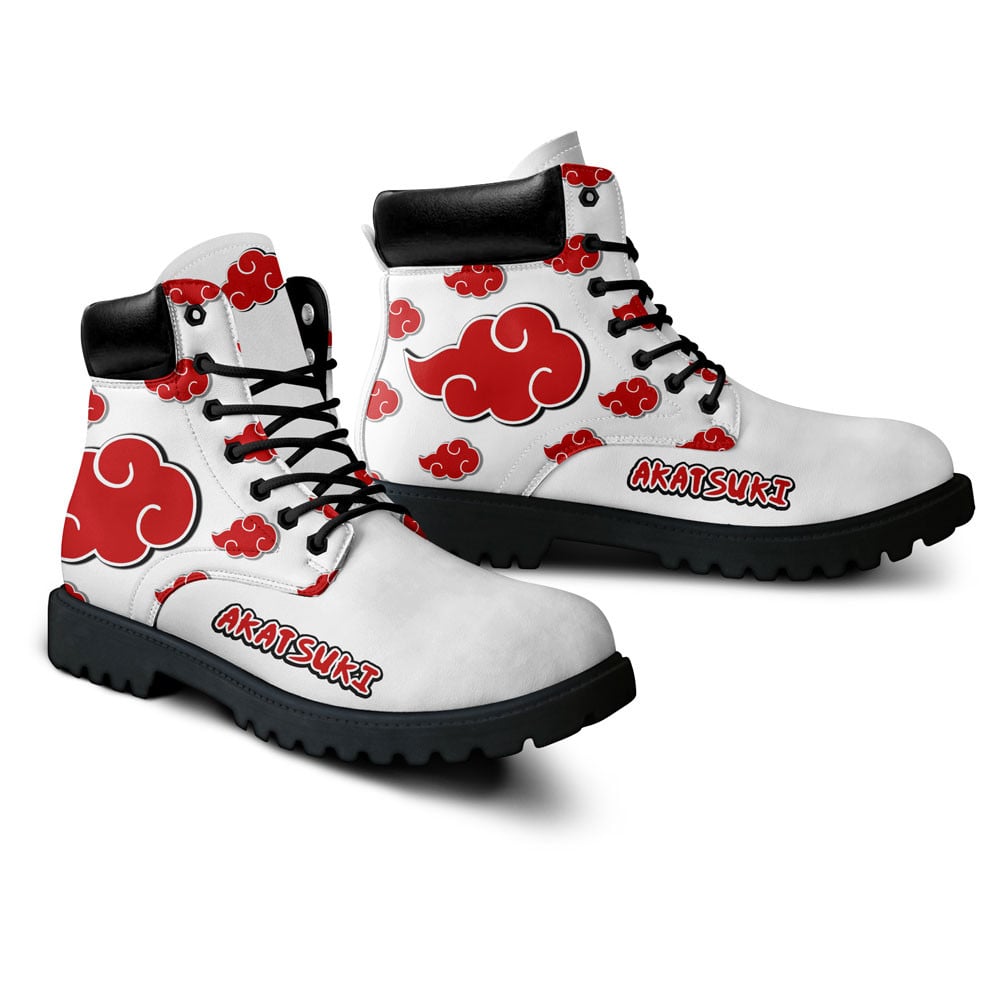 Akatsuki Boots Anime Custom Shoes