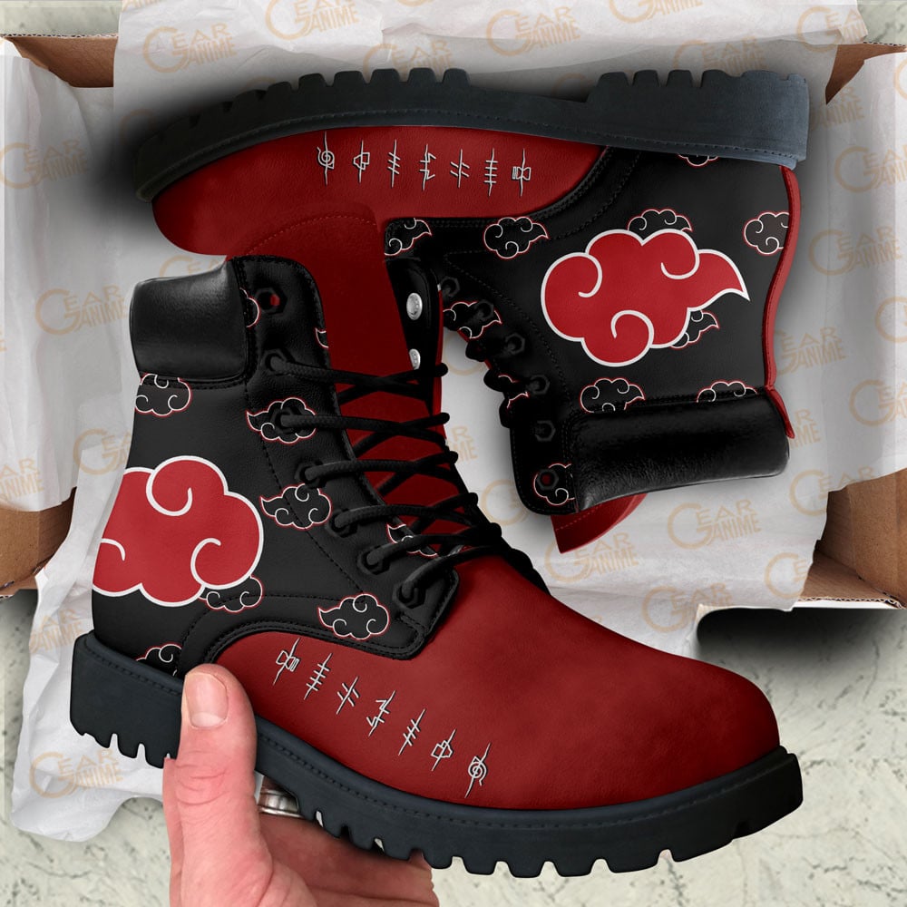 Akatsuki Boots Custom Shoes For Anime Fans