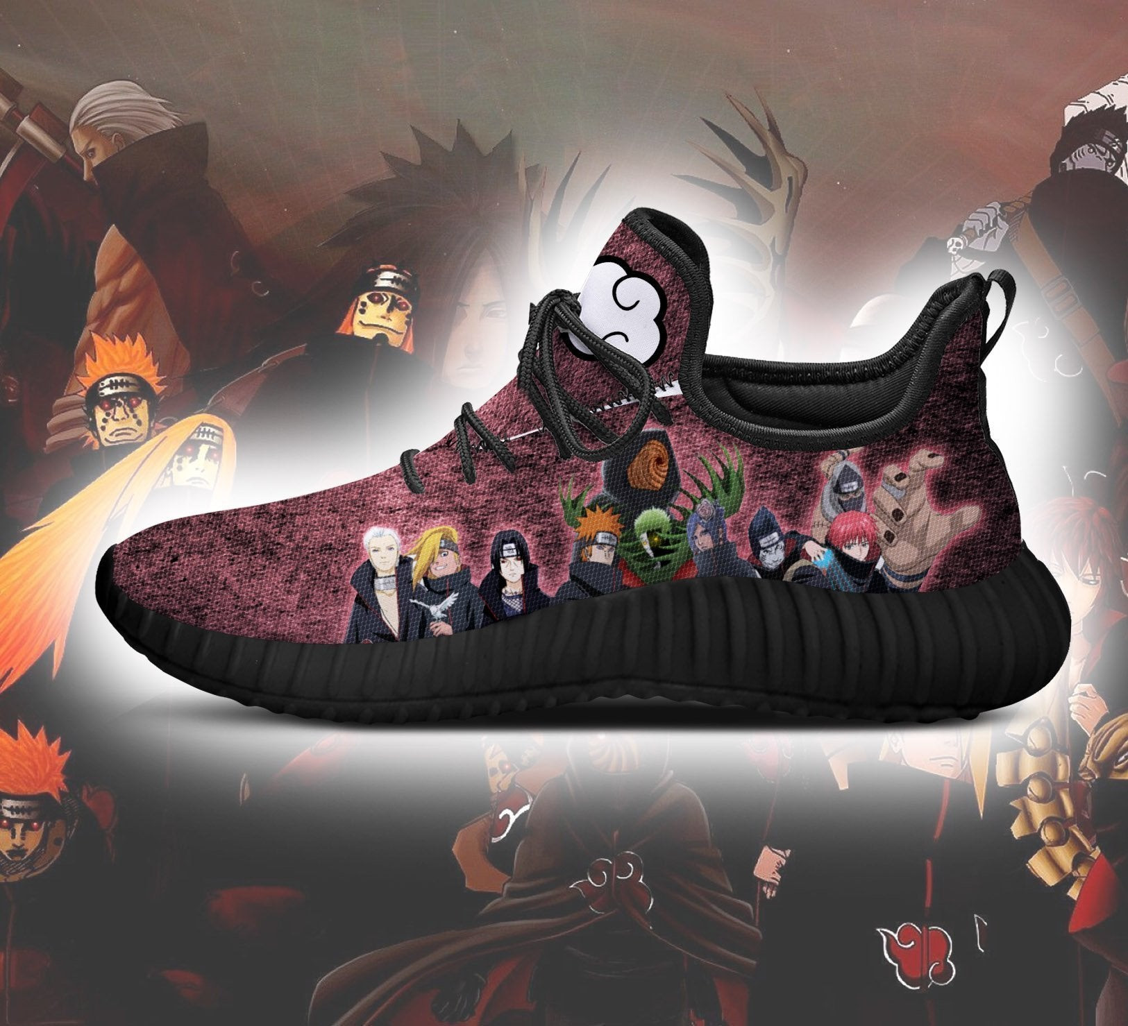 Akatsuki Clan Members Reze Shoes Anime Shoes Fan Gift Idea