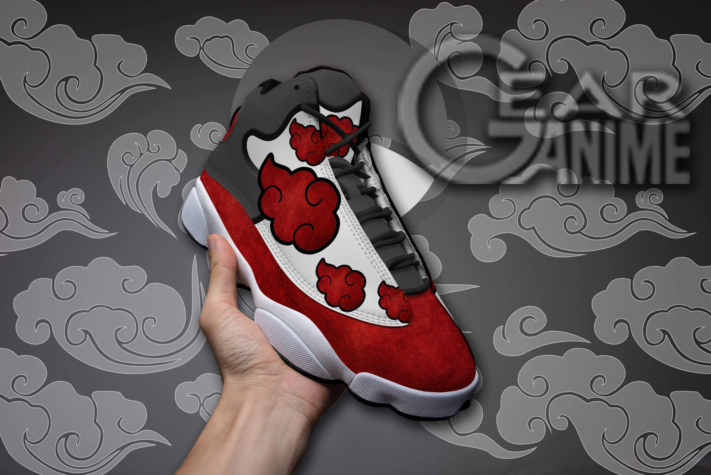 Akatsuki Cloud JD13 Sneakers Custom Anime Shoes