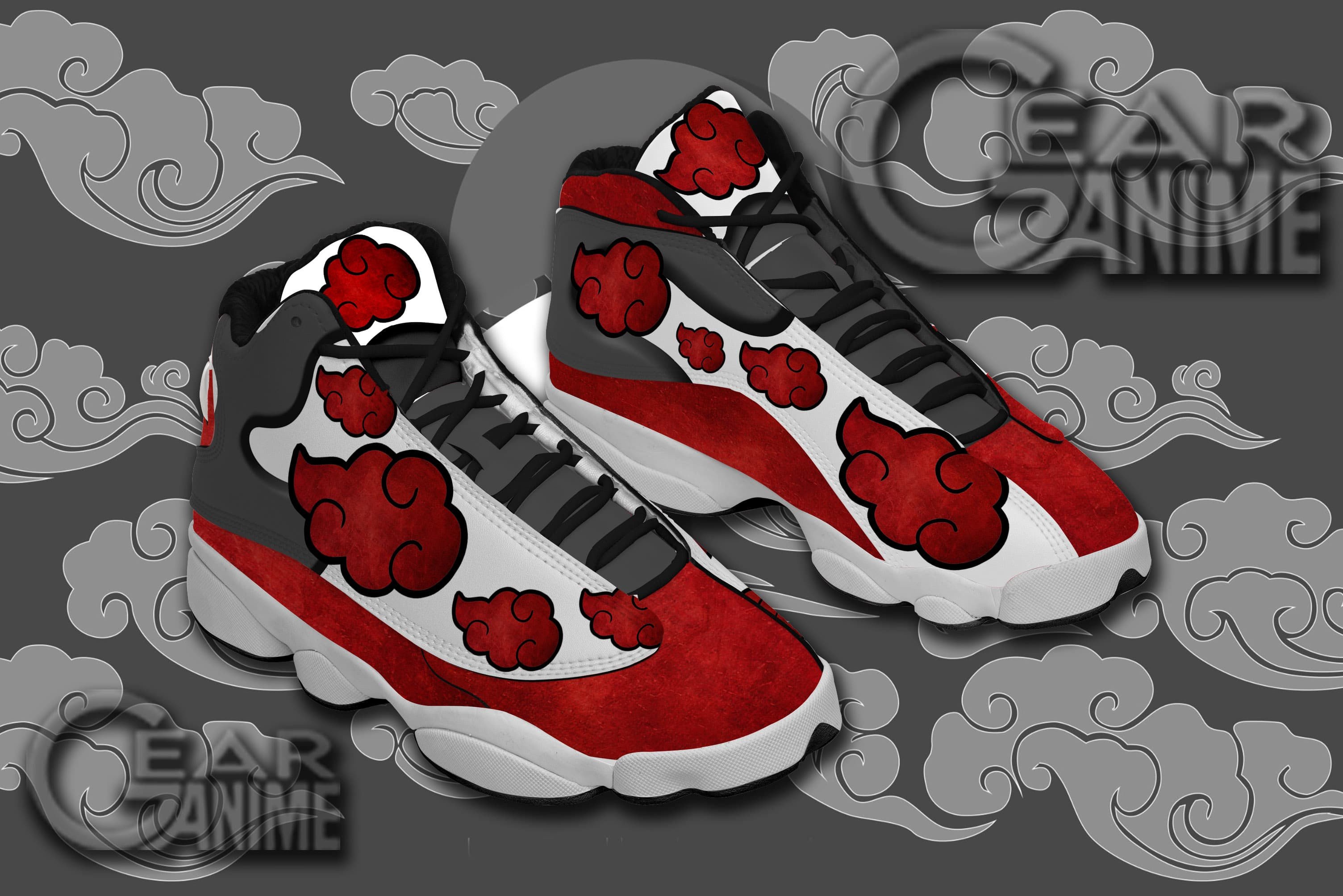 Akatsuki Cloud JD13 Sneakers Custom Anime Shoes