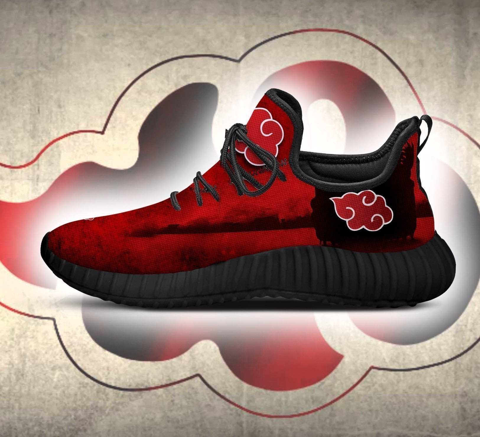 Akatsuki Cloud Reze Shoes Anime Shoes Fan Gift Idea