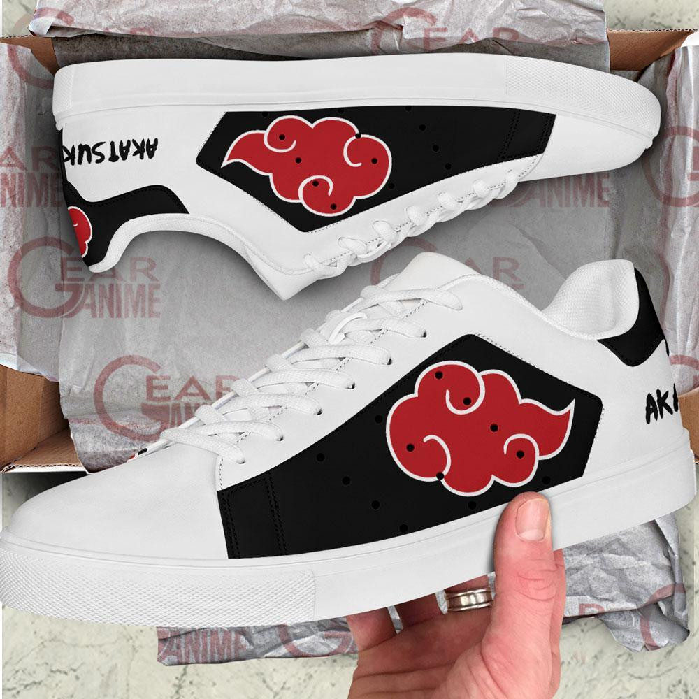 Akatsuki Cloud Skate Shoes Anime Custom Shoes