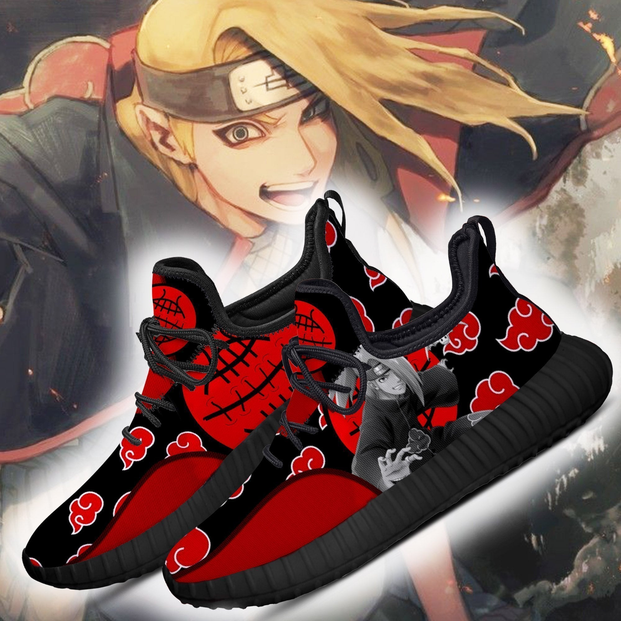 Akatsuki Deidara Reze Shoes Anime Shoes Fan Gift Idea