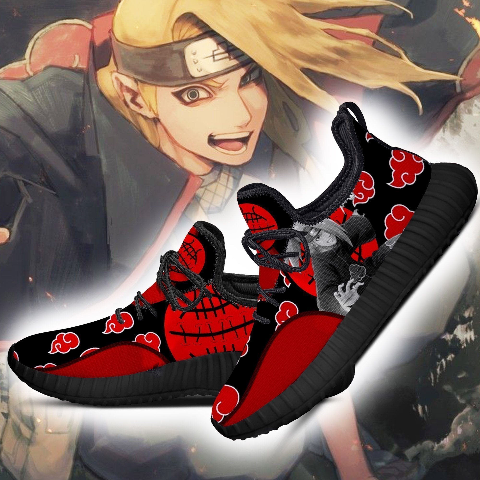 Akatsuki Deidara Reze Shoes Anime Shoes Fan Gift Idea