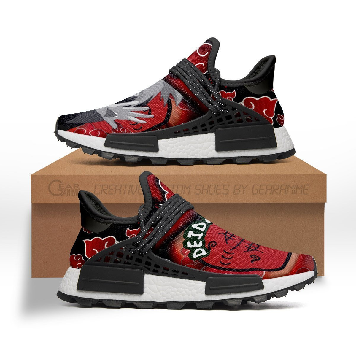 Akatsuki Deidara Shoes Anime Sneakers, NMD Shoes