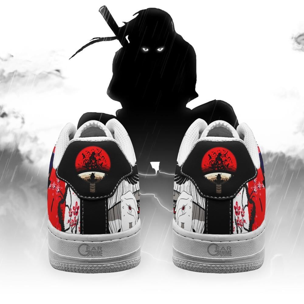 Akatsuki Itachi Air Sneakers Japan Style Custom Anime Shoes