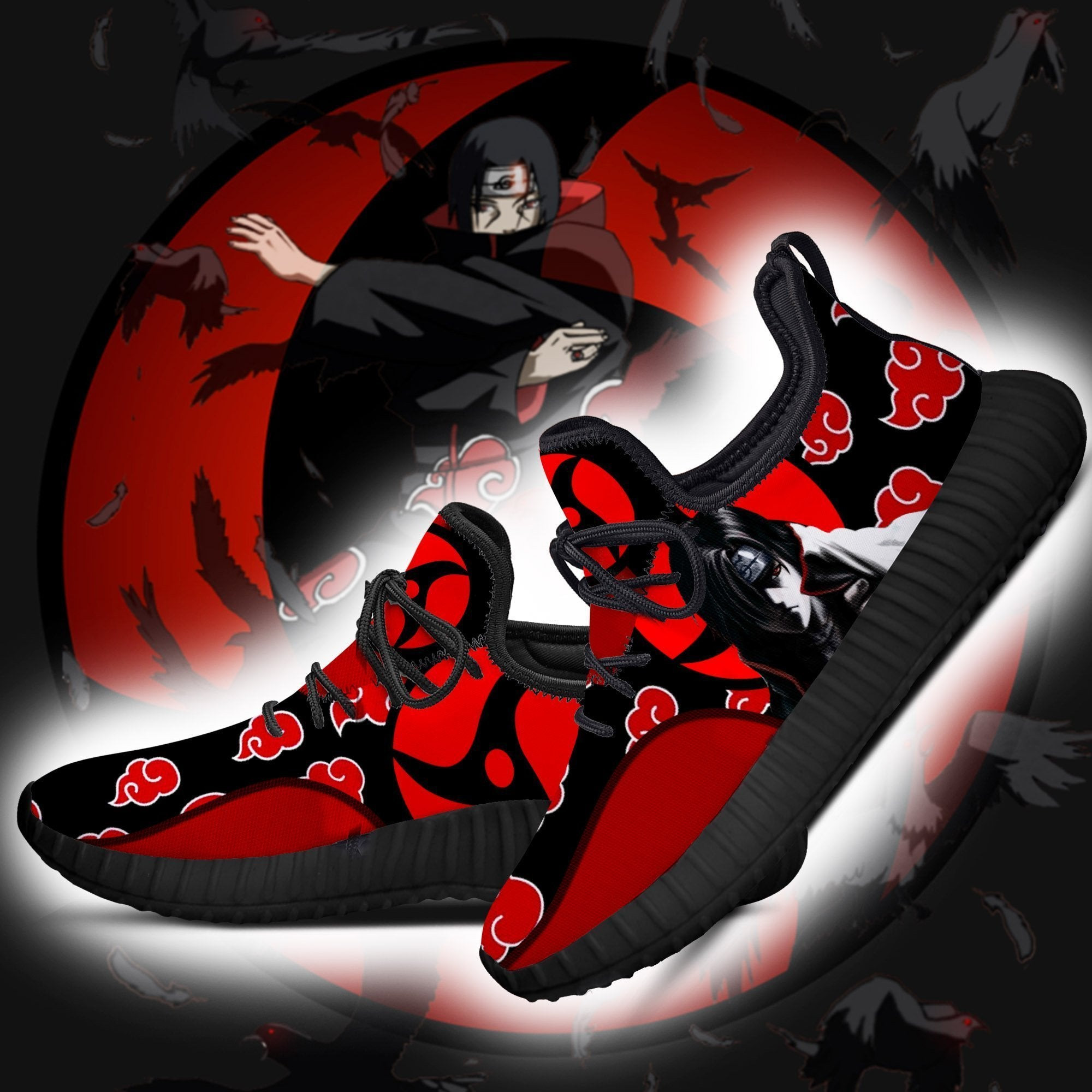 Akatsuki Itachi Reze Shoes Anime Shoes Fan Gift Idea