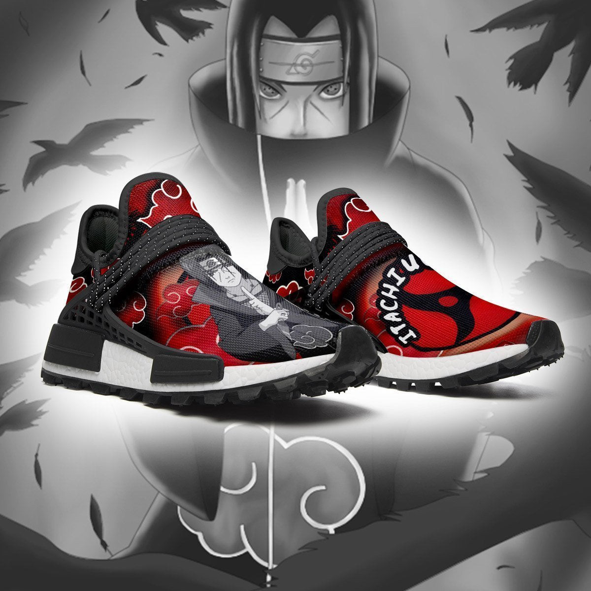 Akatsuki Itachi Shoes Anime Sneakers, NMD Shoes