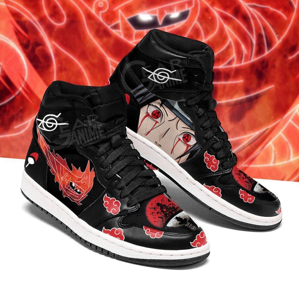 Akatsuki Itachi Susanoo Anime Shoes For Naruto Fans, Air Jordan Hightop