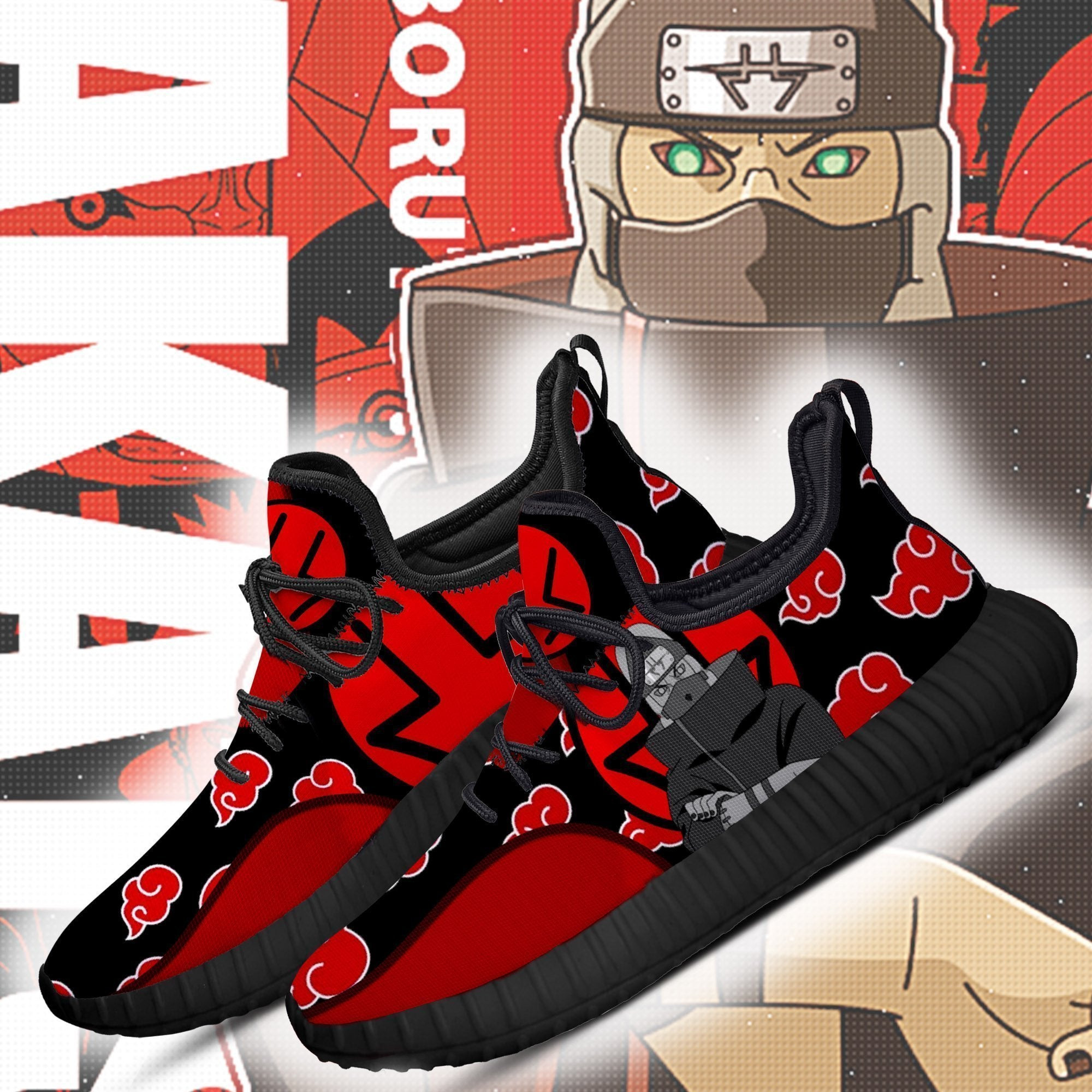 Akatsuki Kakuzu Reze Shoes Anime Shoes Fan Gift Idea