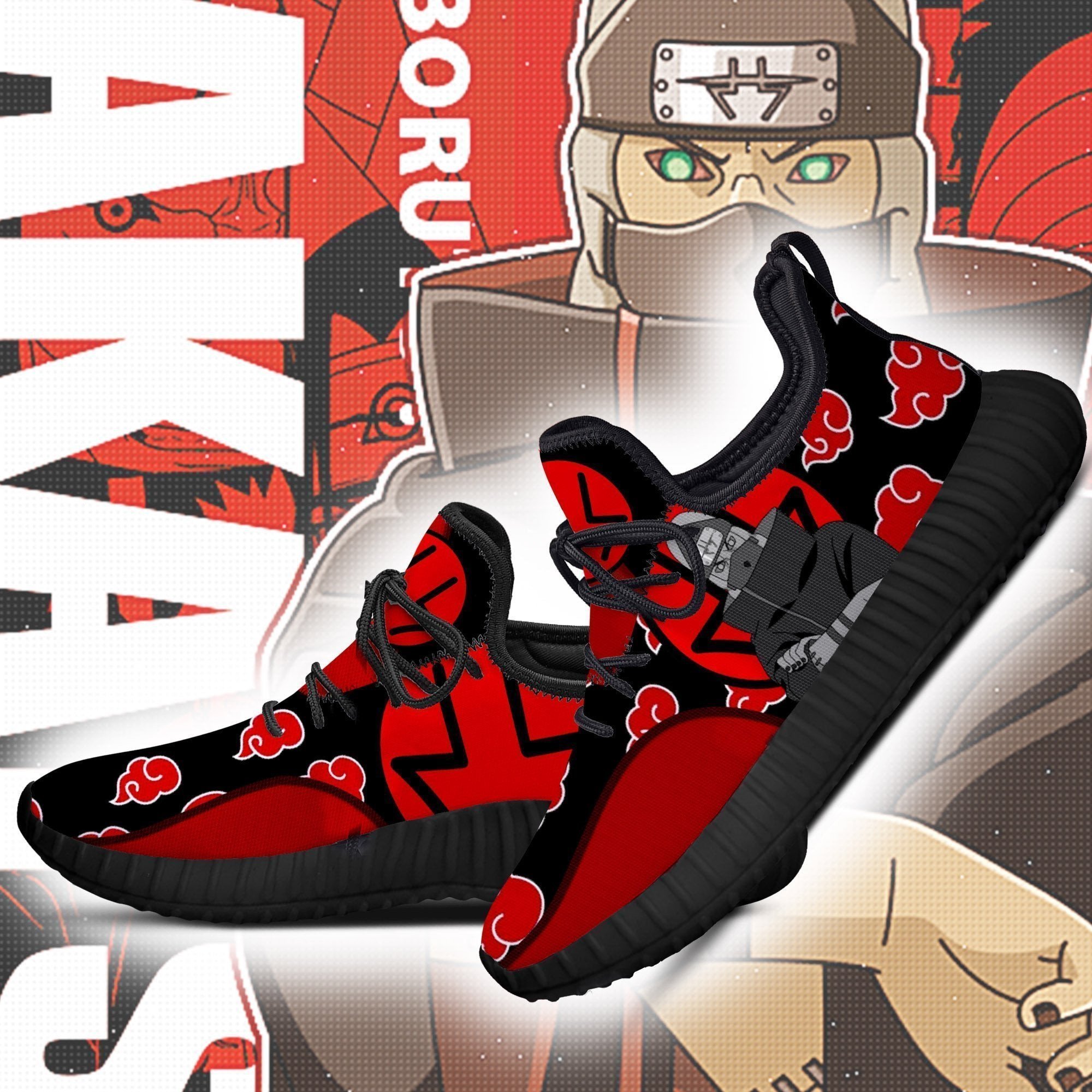 Akatsuki Kakuzu Reze Shoes Anime Shoes Fan Gift Idea