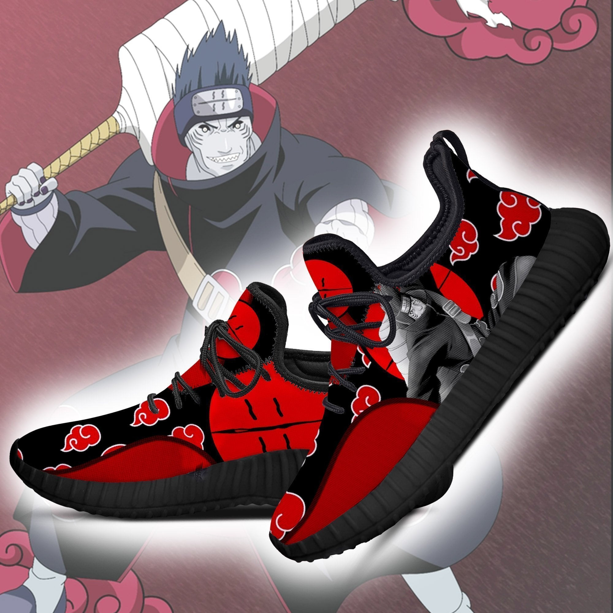 Akatsuki Kisame Reze Shoes Anime Shoes Fan Gift Idea