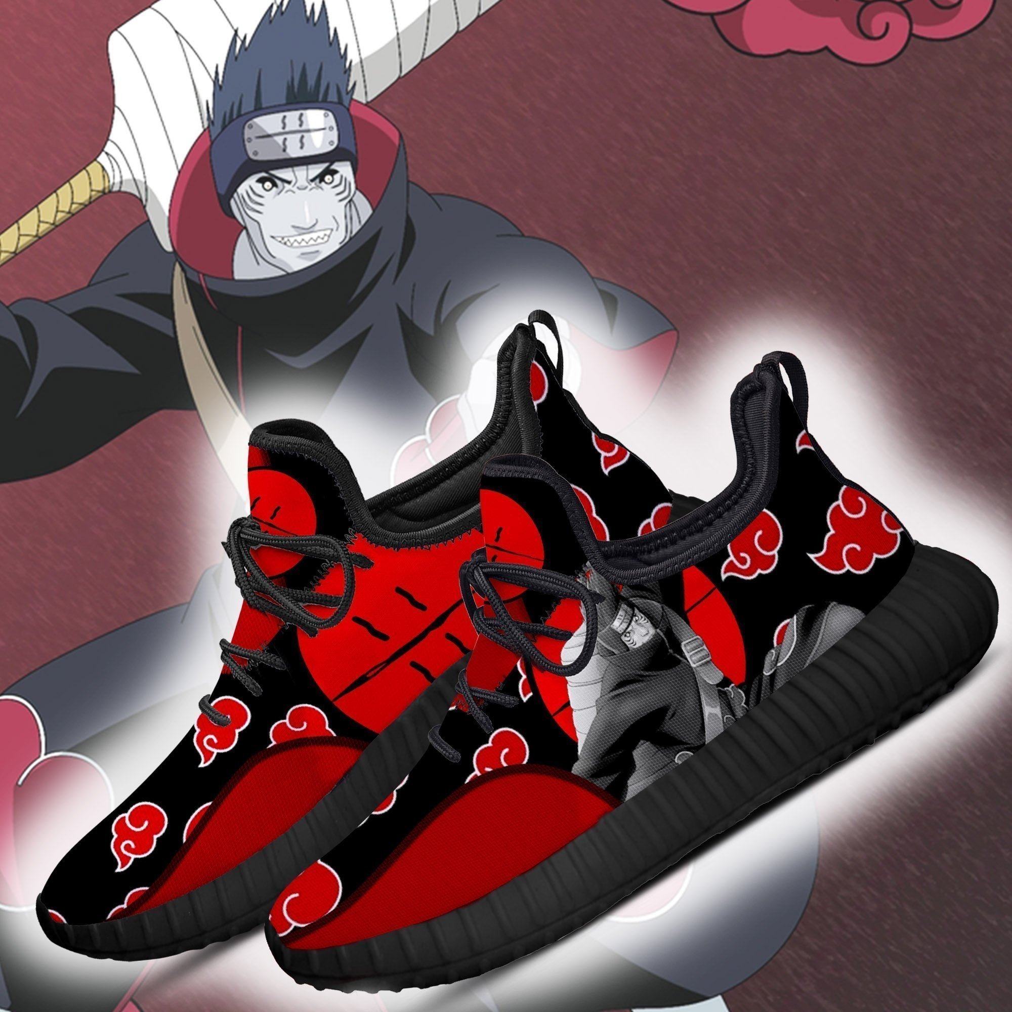 Akatsuki Kisame Reze Shoes Anime Shoes Fan Gift Idea