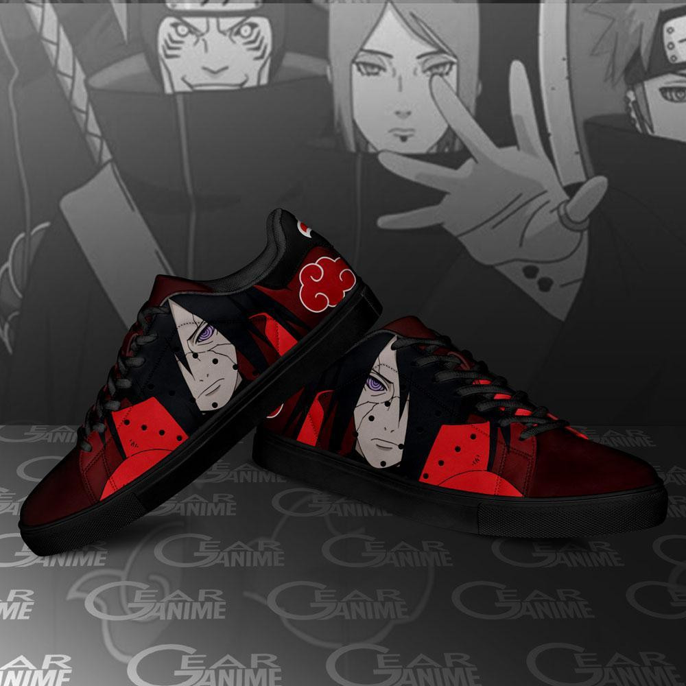 Akatsuki Madara Skate Shoes Anime Custom Shoes