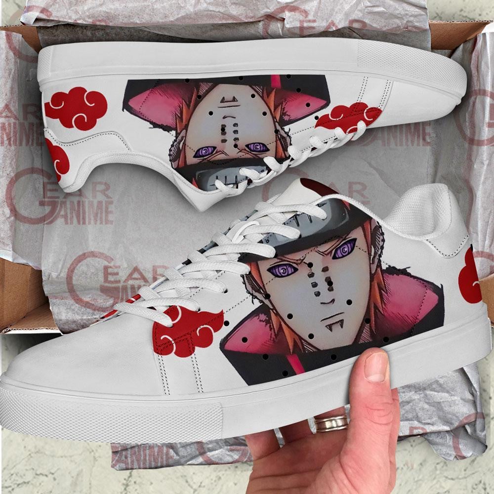 Akatsuki Nagato Pain Skate Shoes Anime Custom Shoes