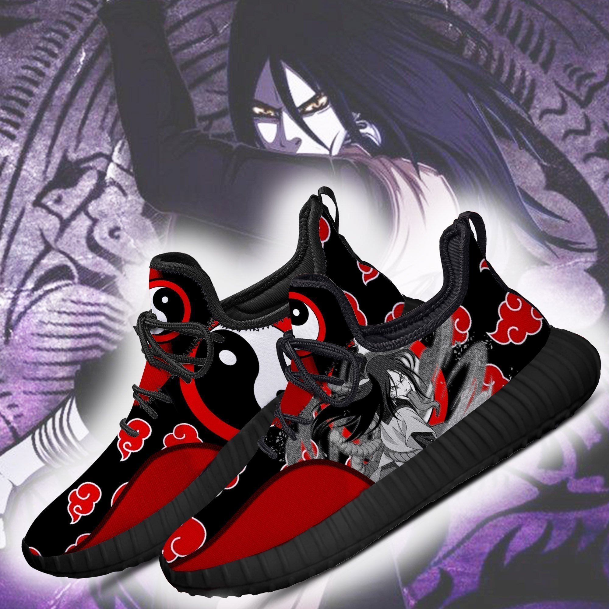 Akatsuki Orochimaru Reze Shoes Anime Shoes Fan Gift Idea
