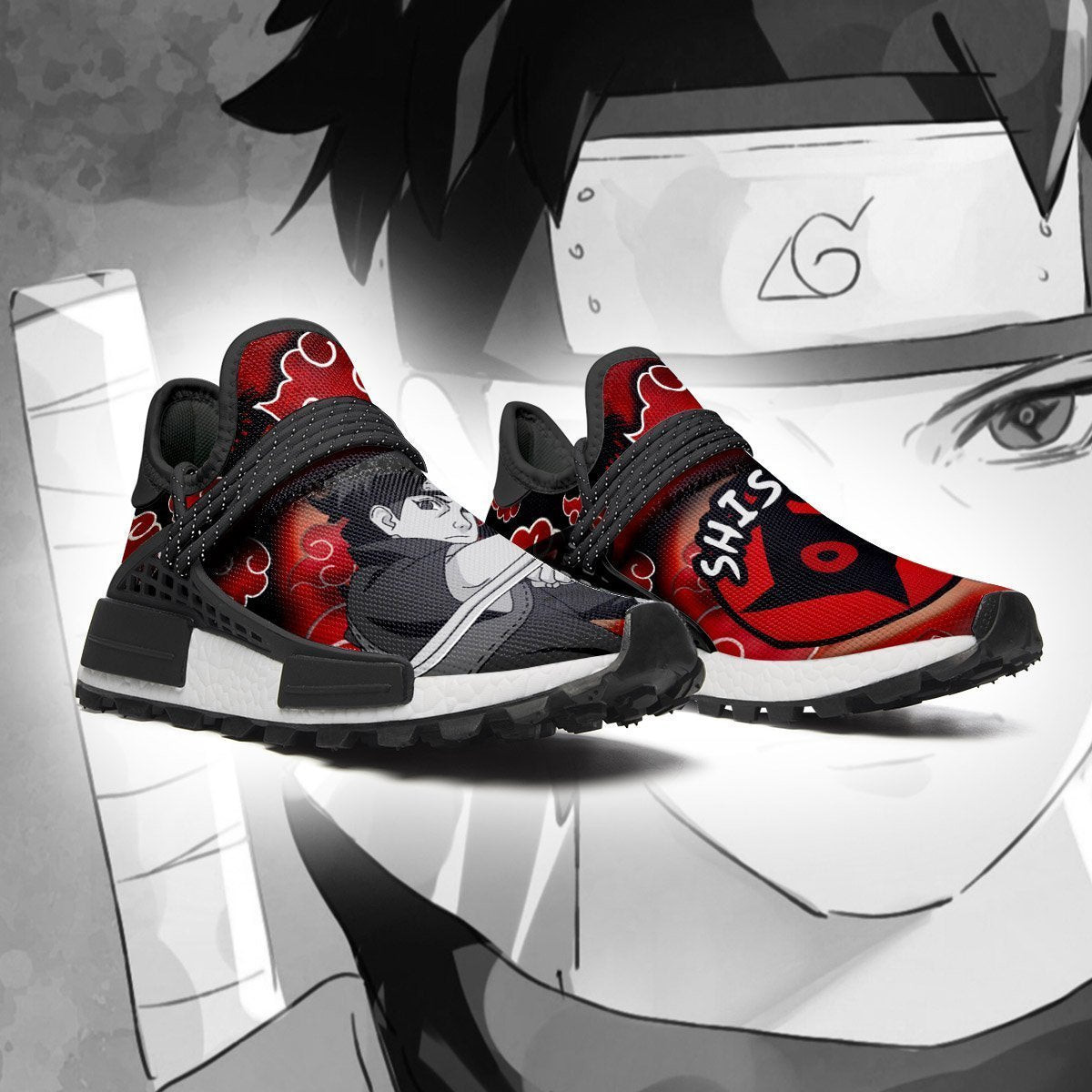Akatsuki Shisui Shoes Anime Sneakers, NMD Shoes