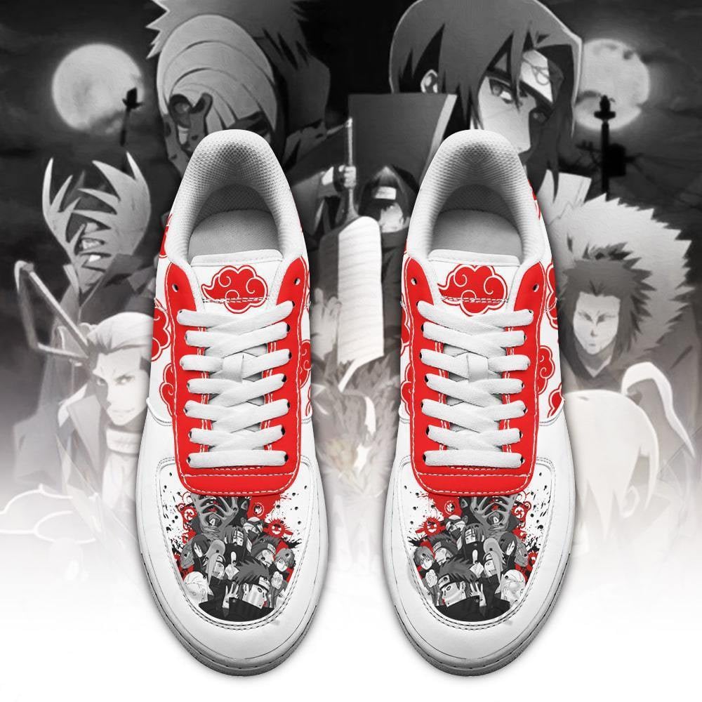 Akatsuki Shoes Shoes Anime Custom Shoes White