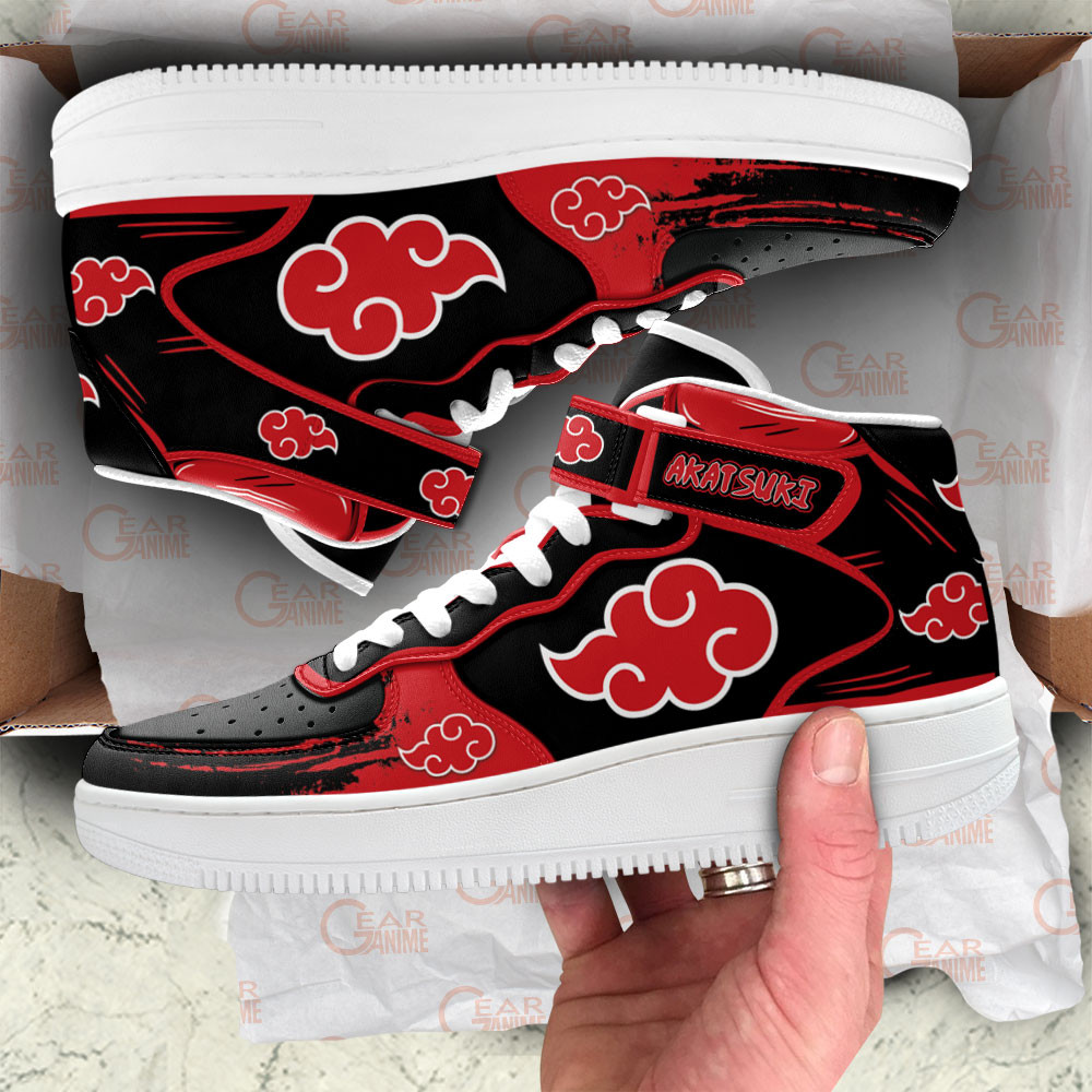 Akatsuki Sneakers Air Mid Custom Anime Shoes