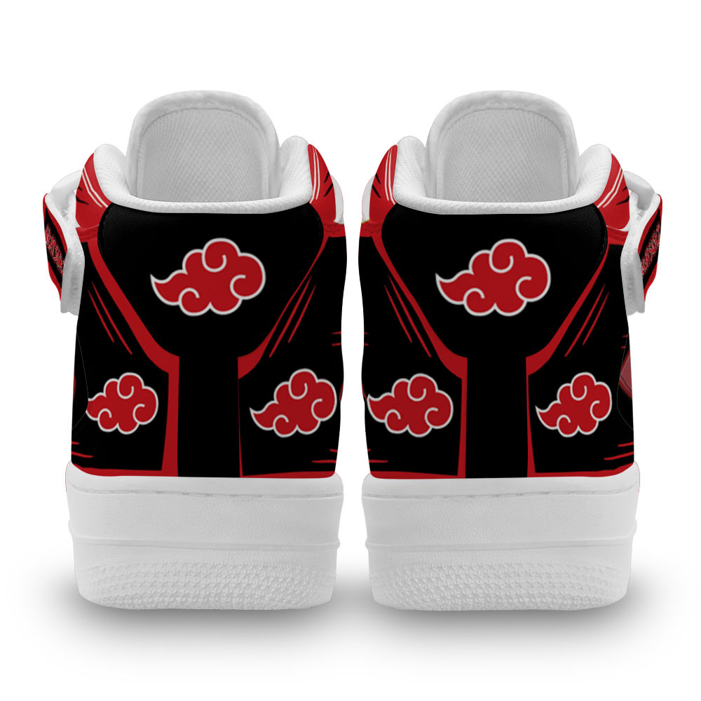 Akatsuki Team Sneakers Air Mid Custom Anime Shoes