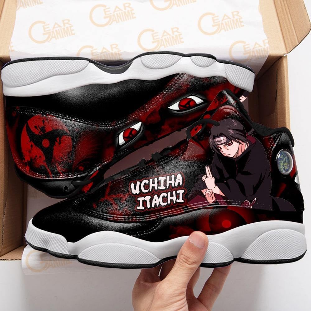 Akatsuki Uchiha Itachi Sharingan Custom Anime Shoes