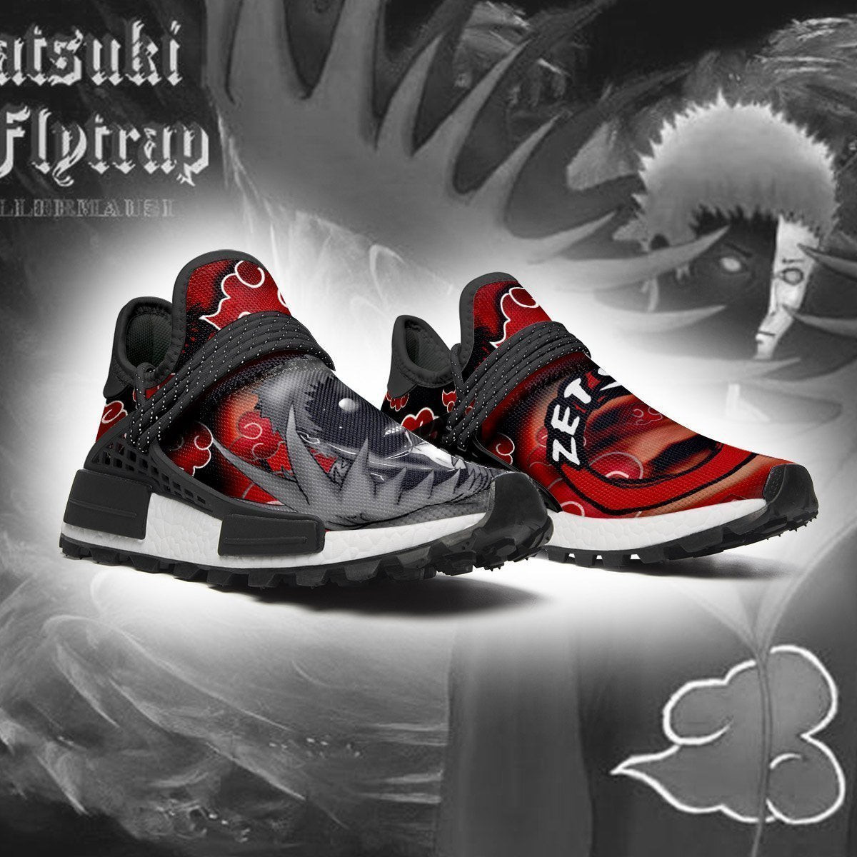 Akatsuki Zetsu Shoes Anime Sneakers, NMD Shoes