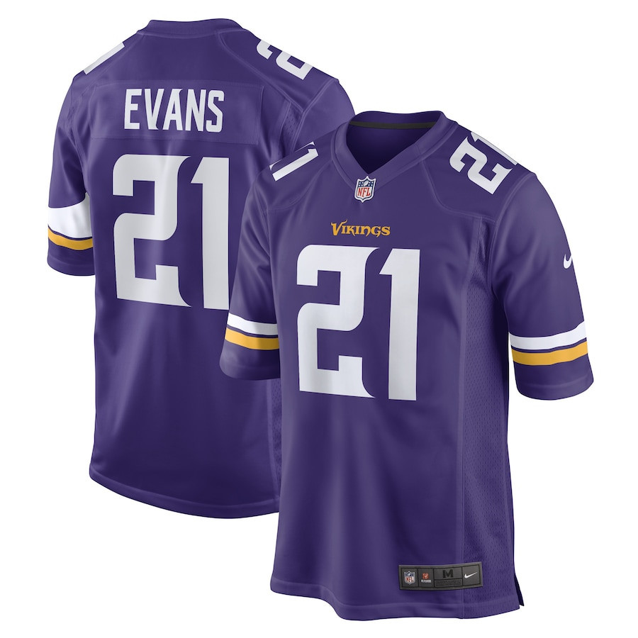 Akayleb Evans Minnesota Vikings Stitched Jersey – Purple