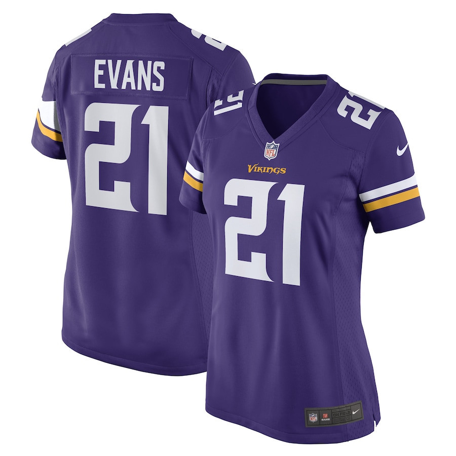 Akayleb Evans Minnesota Vikings Women’s Stitched Jersey – Purple