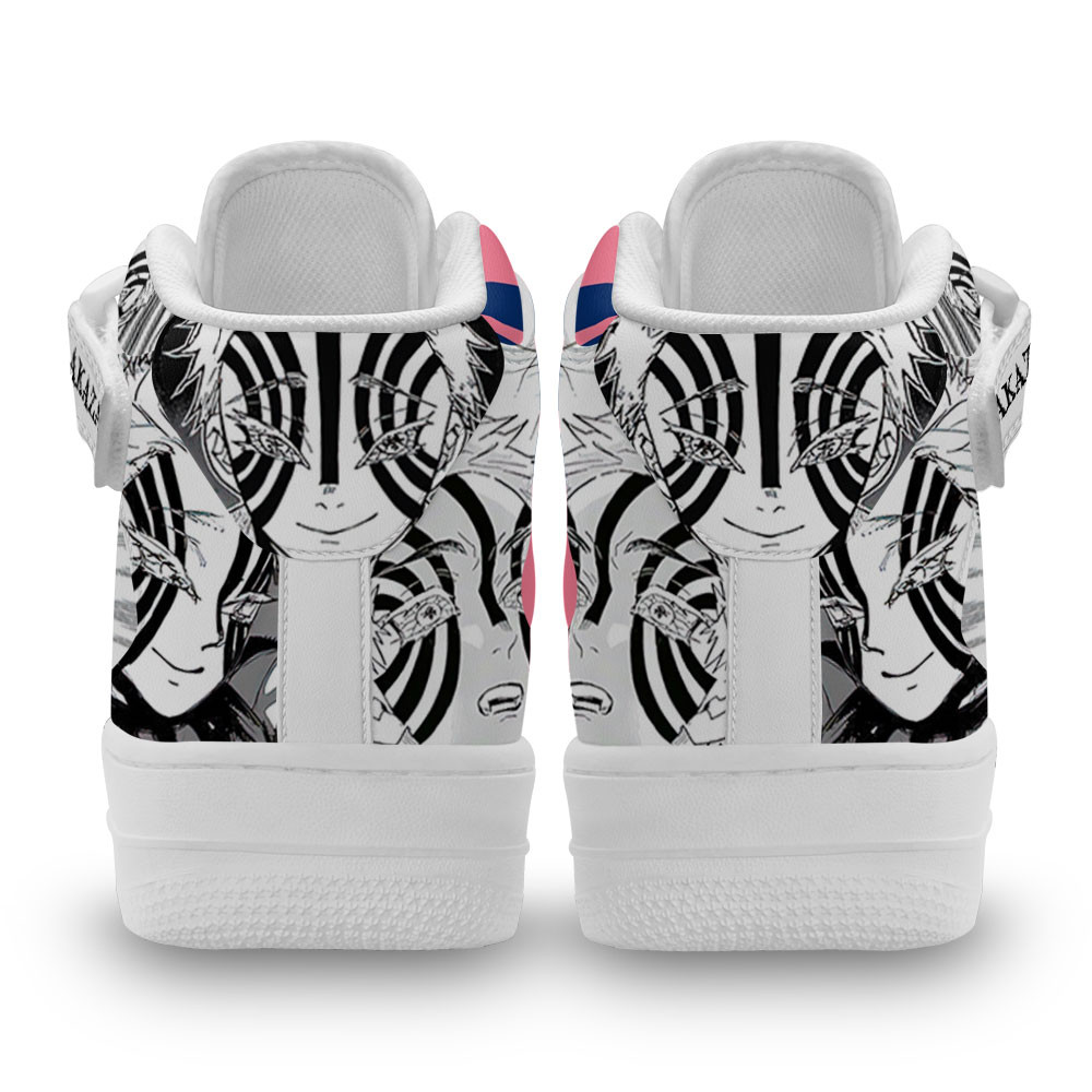 Akaza Sneakers Air Mid Demon Slayer Anime Shoes Mix Manga