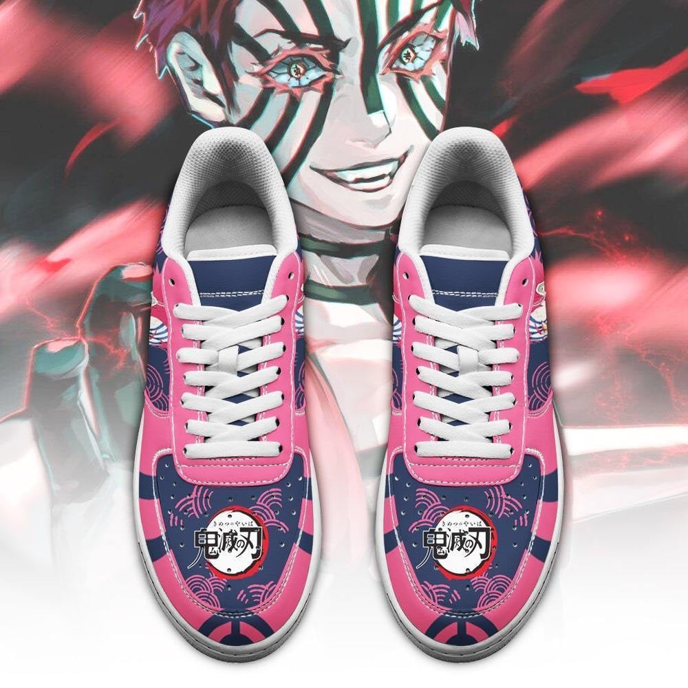 Akaza Sneakers Custom Demon Slayer Anime Shoes Fan