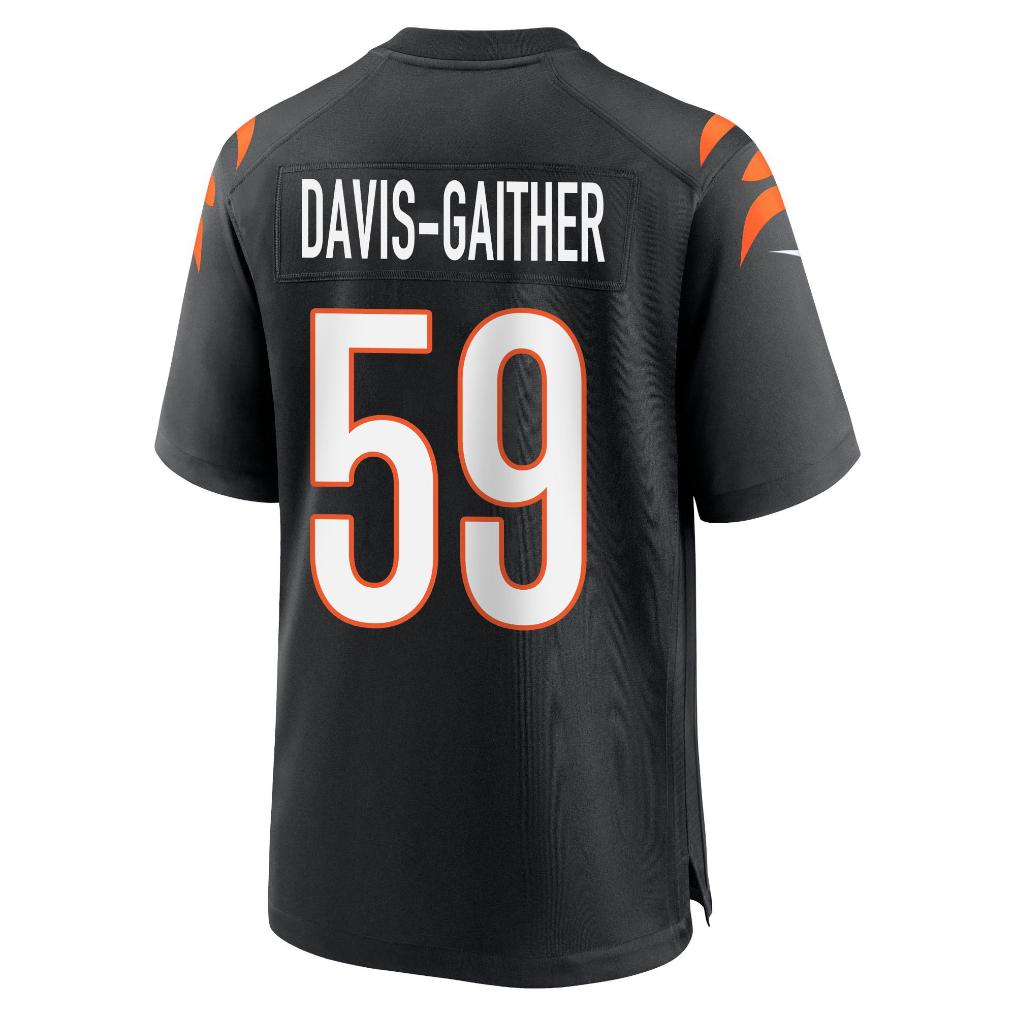 Akeem Davis-Gaither 59 Cincinnati Bengals Super Bowl LVII Champions Men Game Stitched Jersey – Black