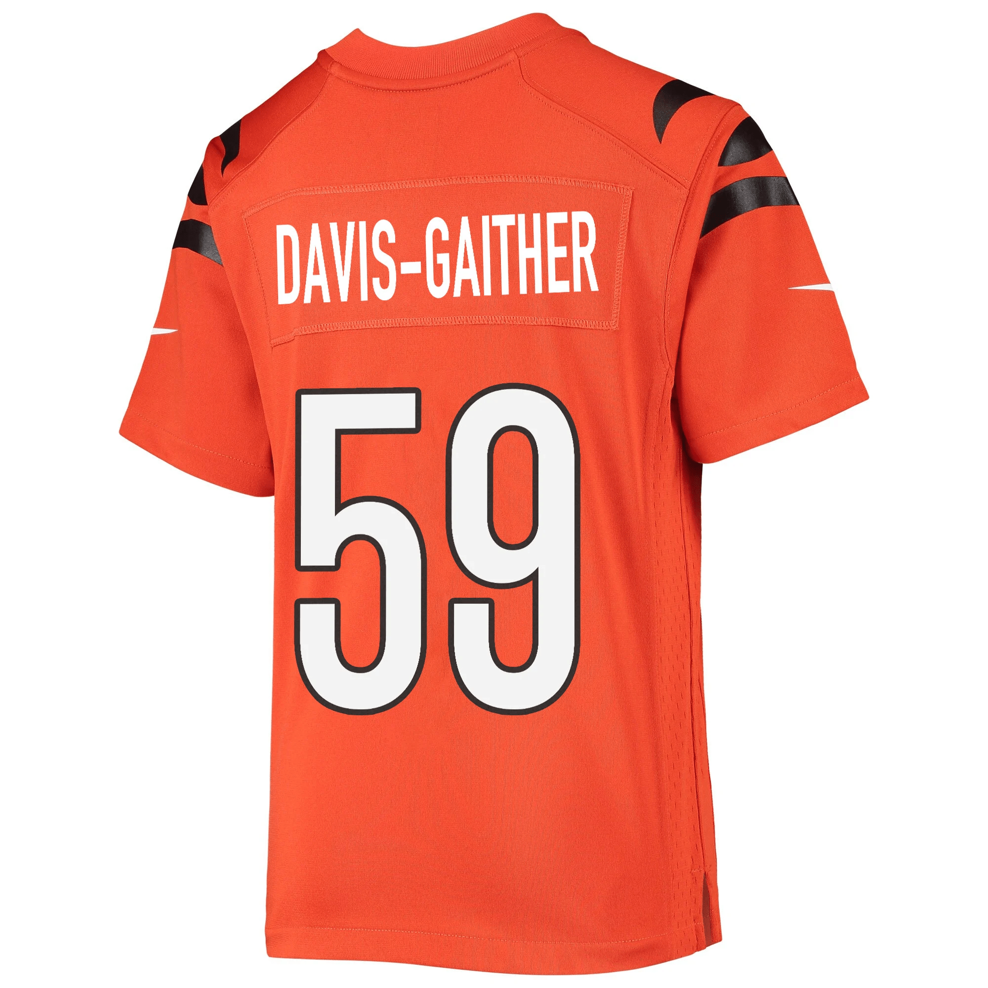 Akeem Davis-Gaither 59 Cincinnati Bengals Super Bowl LVII Champions Youth Alternate Game Stitched Jersey – Black