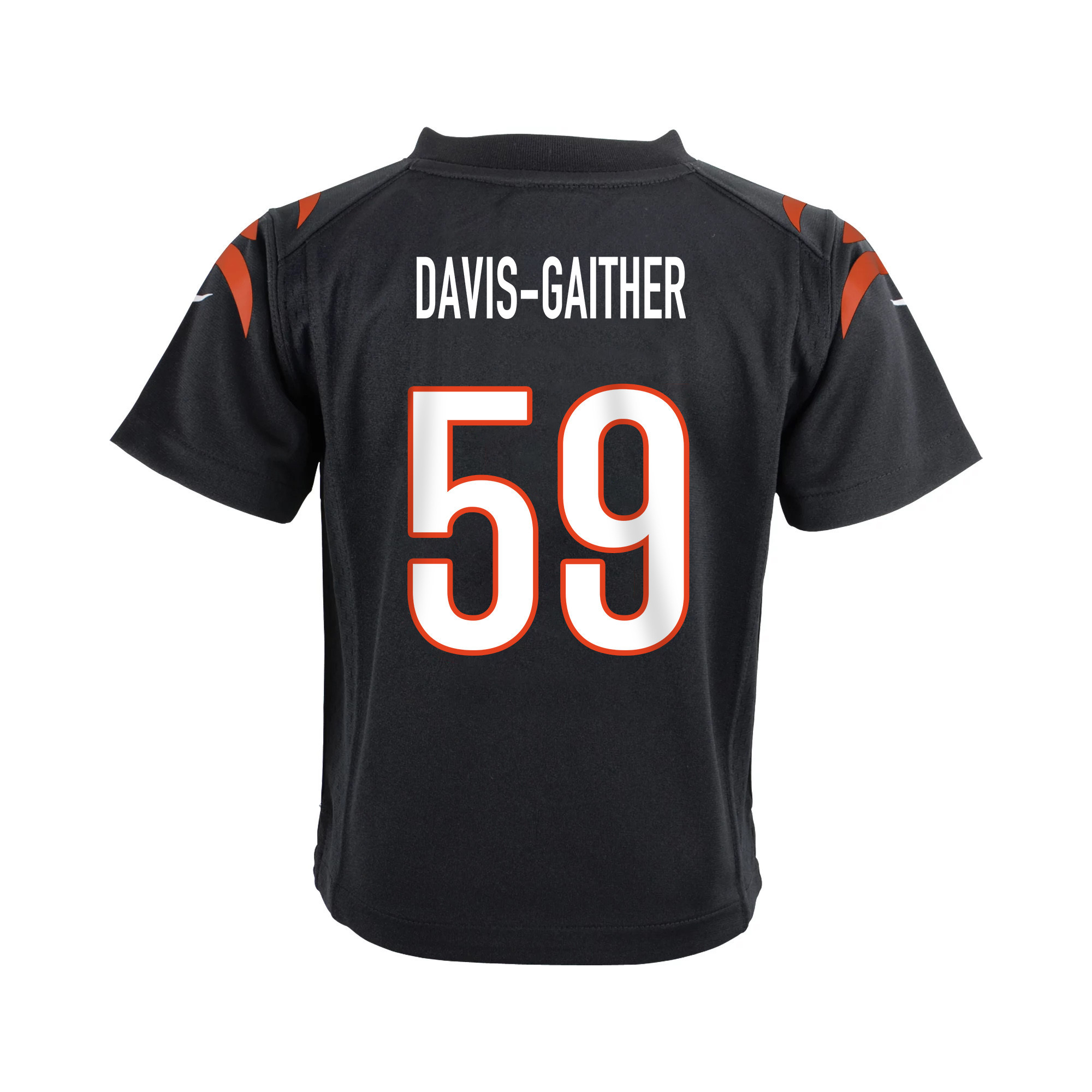 Akeem Davis-Gaither 59 Cincinnati Bengals Super Bowl LVII Champions Youth Game Stitched Jersey – Black