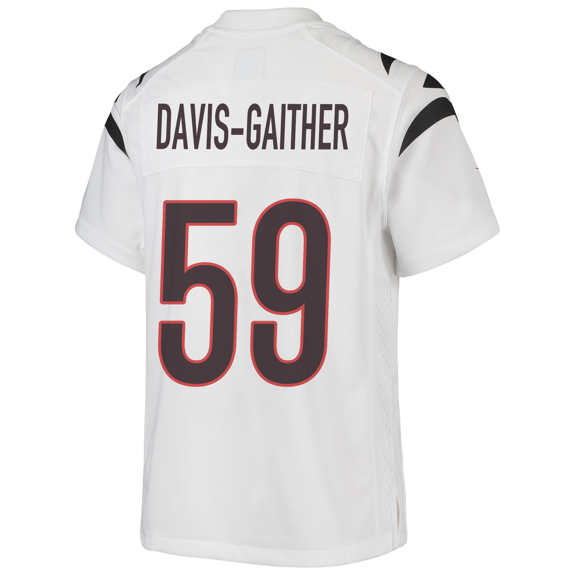 Akeem Davis-Gaither 59 Cincinnati Bengals Super Bowl LVII Champions Youth Game Stitched Jersey – White