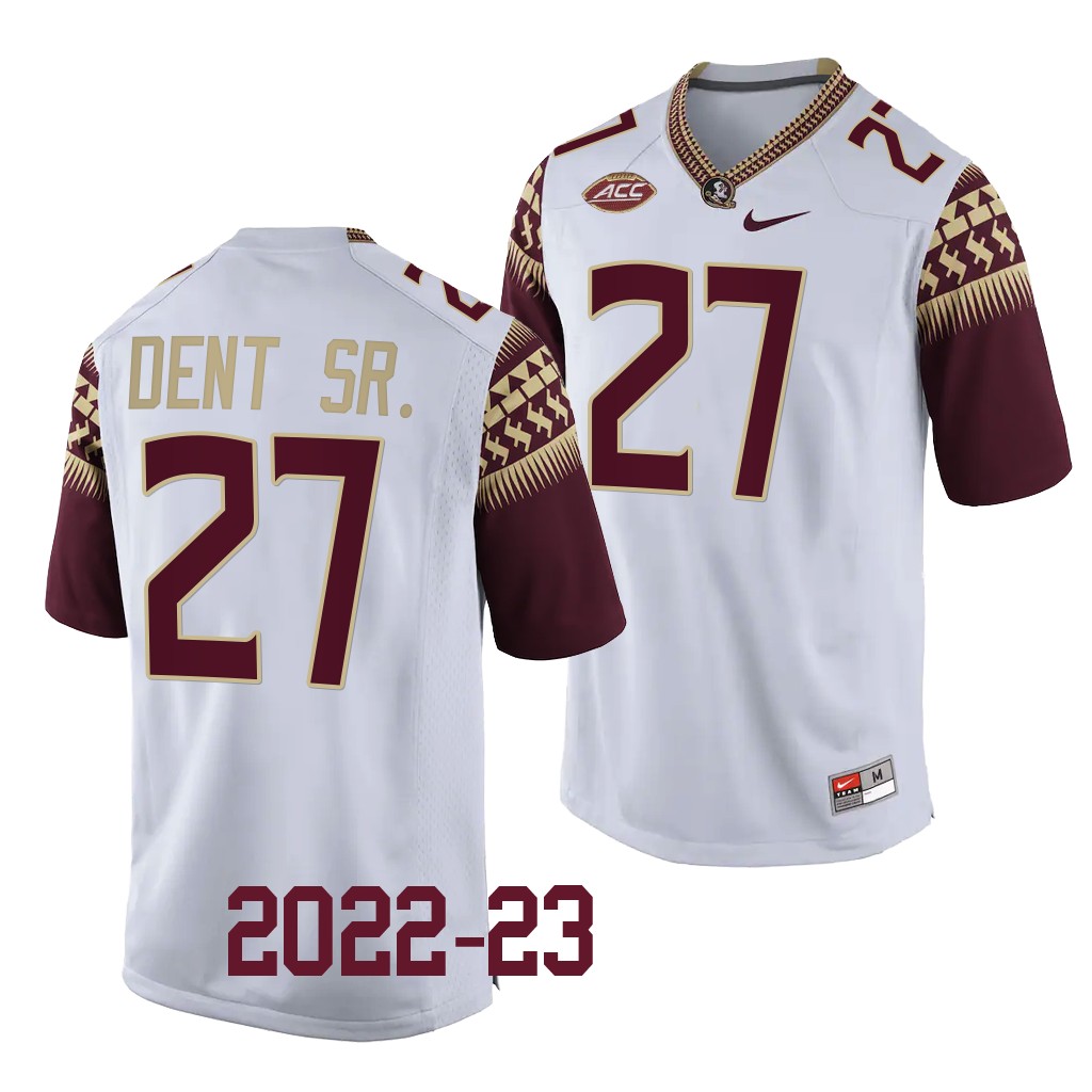Akeem Dent Florida State Seminoles College White Men 27 Jersey 2022-23