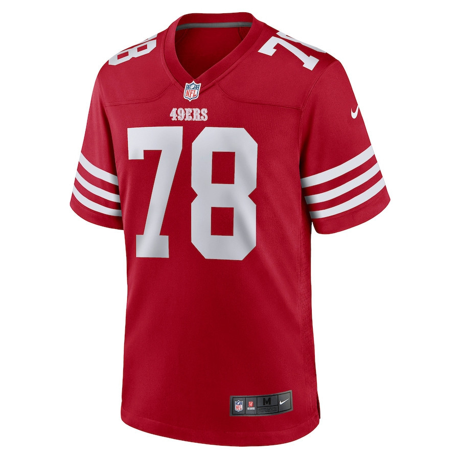 Akeem Spence San Francisco 49ers Stitched Jersey – Scarlet