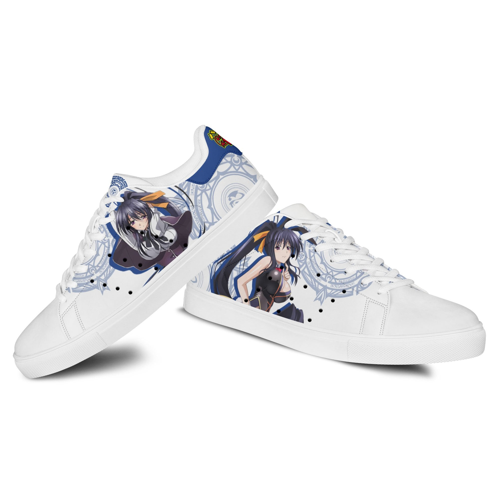 Akeno Himejima Skate Sneakers Custom Anime High School DxD Shoes