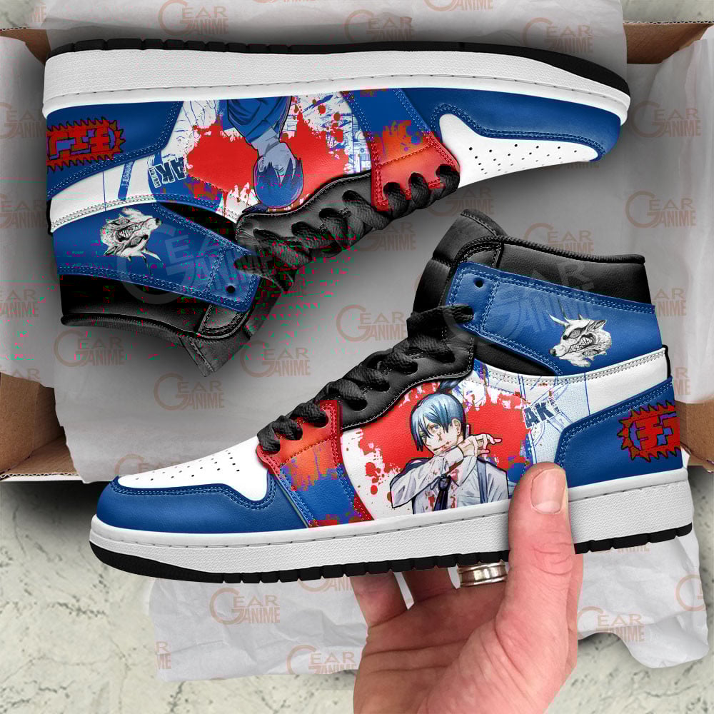 Aki Hayakawa JD1s Sneakers Chainsaw Man Anime Shoes, Air Jordan Hightop