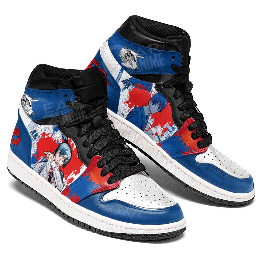 Aki Hayakawa JD1s Sneakers Chainsaw Man Anime Shoes, Air Jordan Hightop