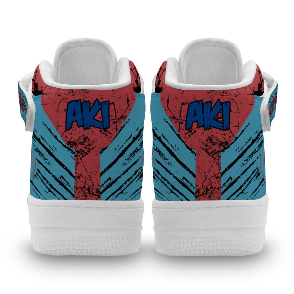 Aki Hayakawa Sneakers Air Mid Custom Chainsaw Man Anime Shoes